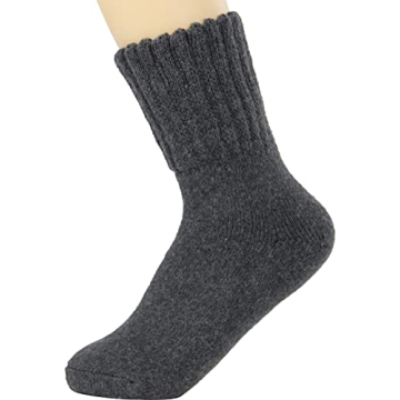 Weweya Women's Thick Knit Warm Crew Socks - Stylish Comfort