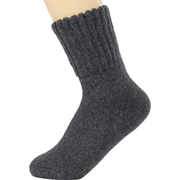 Weweya Women's Thick Knit Warm Crew Socks - Stylish Comfort