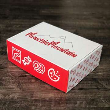 Munchie Mountain Ultimate 50-Count Snack Stock Pile and Care Package for College Students, Military Members, Friends, and Family