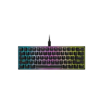 Corsair K65 RGB MINI 60% Mechanical Gaming Keyboard - Fast and Customizable