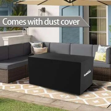 HANLIKO 42" Propane Fire Pit Table - 50,000 BTUs