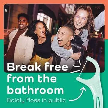 Plackers Micro Line Dental Floss Picks, Fold-Out FlipPick, Tuffloss, Easy Storage with Sure-Zip Seal, Fresh Mint Flavor, 150 Count,Packaging May vary (Pack of 4)