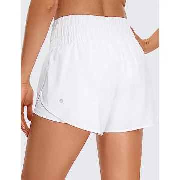High Waisted Running Shorts for Women | CRZ YOGA
