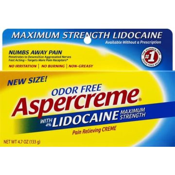 Aspercreme Lidocaine Pain Relief Cream for Fast Relief