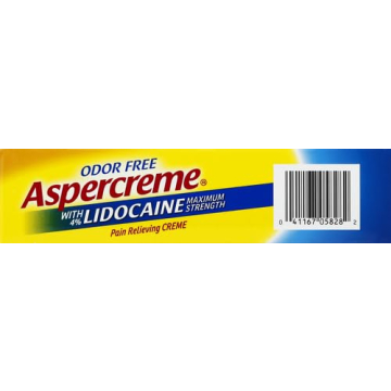 Aspercreme Lidocaine Pain Relief Cream for Fast Relief