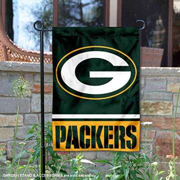 WinCraft Green Bay Packers Double Sided Garden Flag