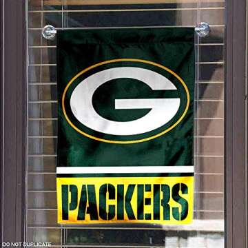 WinCraft Green Bay Packers Double Sided Garden Flag