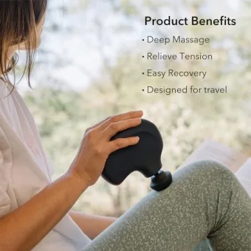 KIGASSENZIO Portable Mini Massage Gun for Muscle Relief