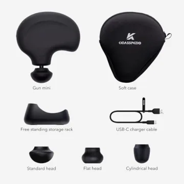 KIGASSENZIO Portable Mini Massage Gun for Muscle Relief