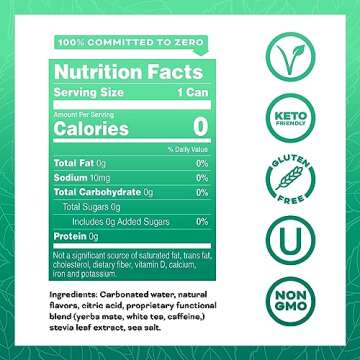 Yerbaé Energy Beverage - Variety Power Pack, 0 Sugar, 0 Calories, 0 Carbs. Yerbae is Energized by Yerba Mate, Plant-Based, Healthy Alternative to Sugary Energy Drinks, 16oz cans (12 Pack)