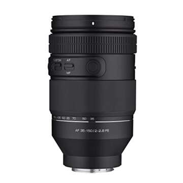 Samyang 35-150mm F2-2.8 AF Full Frame Zoom Lens for Sony E Mount (SYIO35150AFZ-E) Black