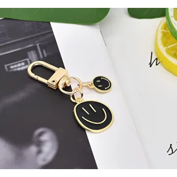 HOSBY 3 Smile Expression Keychains for Women Accessories