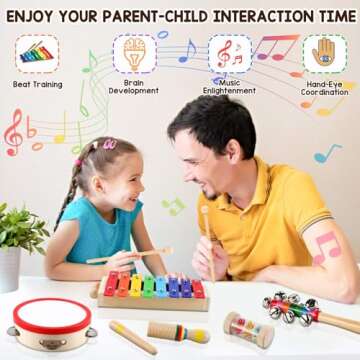 Kids Musical Instruments Montessori Toys for Toddlers