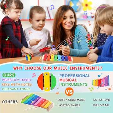 Kids Musical Instruments Montessori Toys for Toddlers