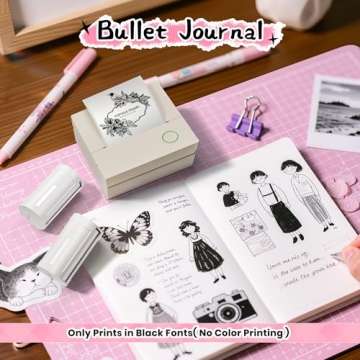 Portable TYPONOS Sticker Printer - Inkless & Bluetooth-Enabled