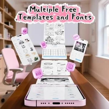 Portable TYPONOS Sticker Printer - Inkless & Bluetooth-Enabled