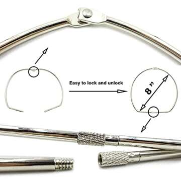 Vowcarol 3 Pack Washi Tape Organizer Washi Tape Storage Ring (8 inches)