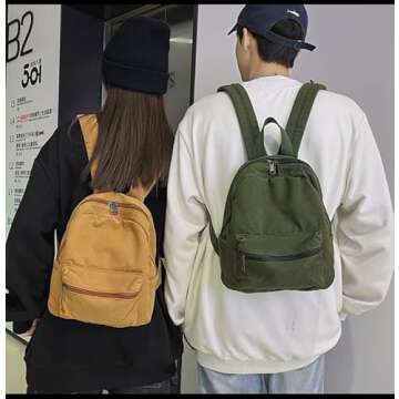 XPONNI Small Backpack Purse for Teen Girls Grunge Accessories Purse Backpack for Women Mini Backpack...