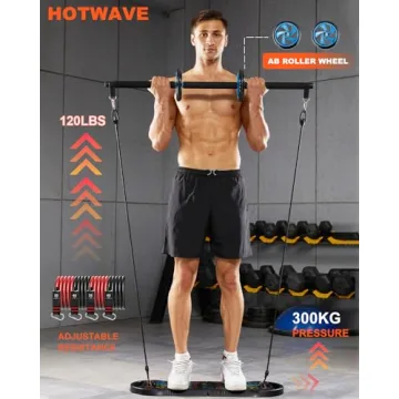 HOTWAVE Portable 20-in-1 Push Up Board Fitness Kit