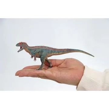 WLNTDOLA 1:35 Scale Allosaurus Figure Theropoda Allosauridae Dinosaur Scientific Model Realistic Prehistoric Animal PVC Collector Decoration Gift for Adult (Blue)