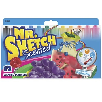 Mr. Sketch Scented Markers 12 Colors Fun Creative Play