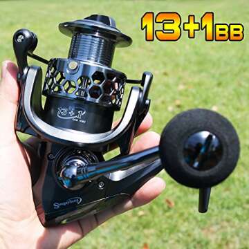 Sougayilang 13+1BB Ultra Smooth Fishing Reel