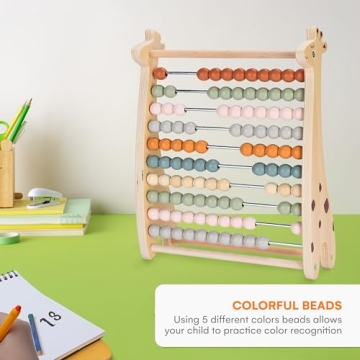 Abacus for Kids - Engaging Math Counting Toy for Learning