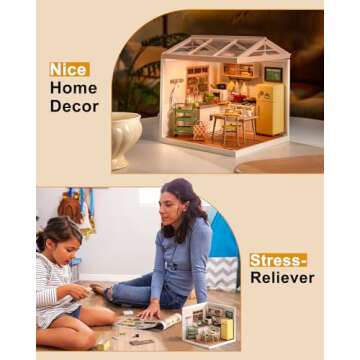 Customizable Miniature House Kit for Creative Gifts