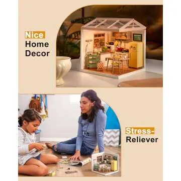 Customizable Miniature House Kit for Creative Gifts