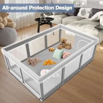 Large Baby Playpen for Safe Playtime at Home