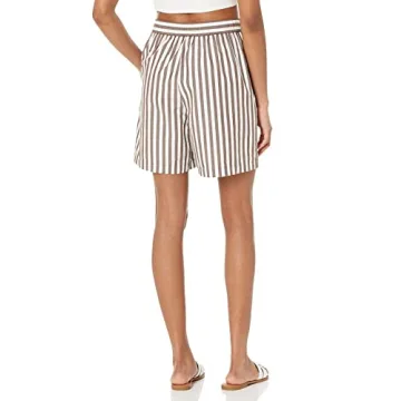 The Drop Women's Jada High Waist Loose Fit Shorts