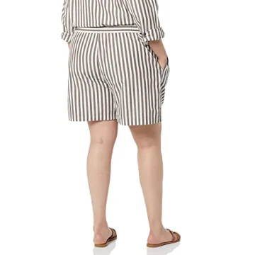 The Drop Women's Jada High Waist Loose Fit Shorts