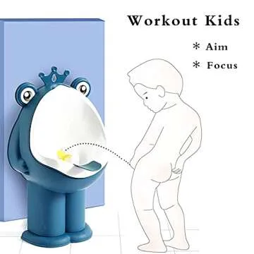 Frog Pee Training,Potty Training Urinal Children's Urinal Kids Toilet Child Standing Urinal Wall-Mounted Toilet for Boy