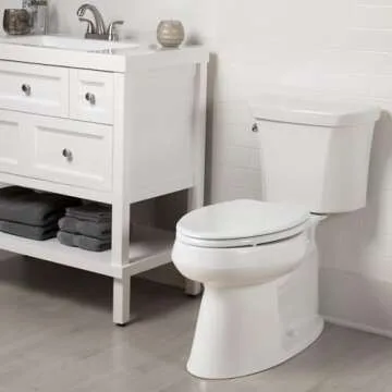 Bemis Ashland Durable Wood Toilet Seat with Slow Close