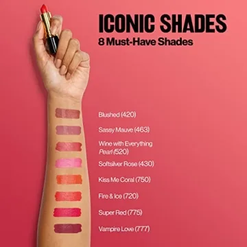 Revlon Super Lustrous Lipstick Creamy Hydrating Vibrant Colors