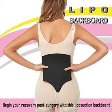 Lipo Foam Back Board Post Surgery Liposuction Surgery Board Lipo Backboard Lipo Back Compression Boa...