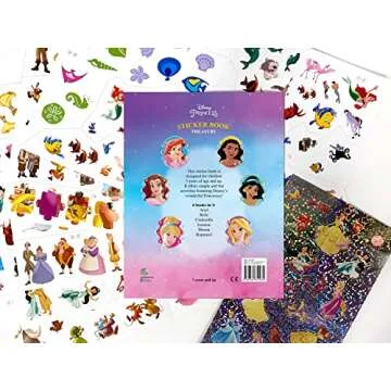 Disney Princess Sticker Book Treasury with 350 Stickers