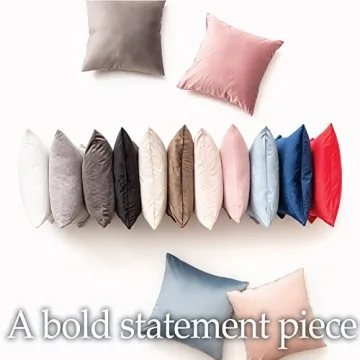 Luxurious Velvet Throw Pillow Covers, 18x18, Soft & Chic