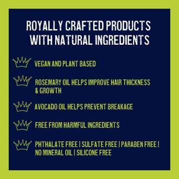 YOUNG KING HAIR CARE Shampoo and Conditioner Set for Kids Hair | Wash and Detangle Natural Curls | Made with Shea Butter, Coconut and Rosemary Oil | 8 oz Each