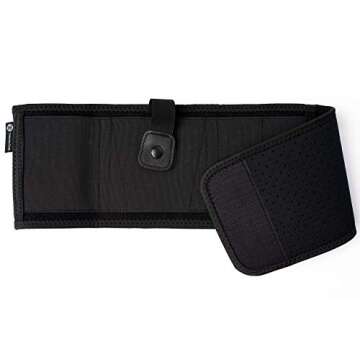 Belly Band Holster for Left and Right Hand Gun Concealed Carry – Soft Knit Neoprene Breathable Fabric – Strong Tight Fit Elastic Strap w/Snap – Two Magazine Clip Holder for Pistols