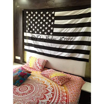 The Boho Street Vintage American Flag Tapestry for Home Decor