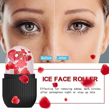 Ice Face Roller - Reusable Silicone Beauty Tool for Radiant Skin