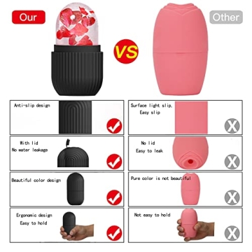 Ice Face Roller - Reusable Silicone Beauty Tool for Radiant Skin