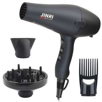 1875W Professional Tourmaline Hair Dryer - Negative Ionic Technology