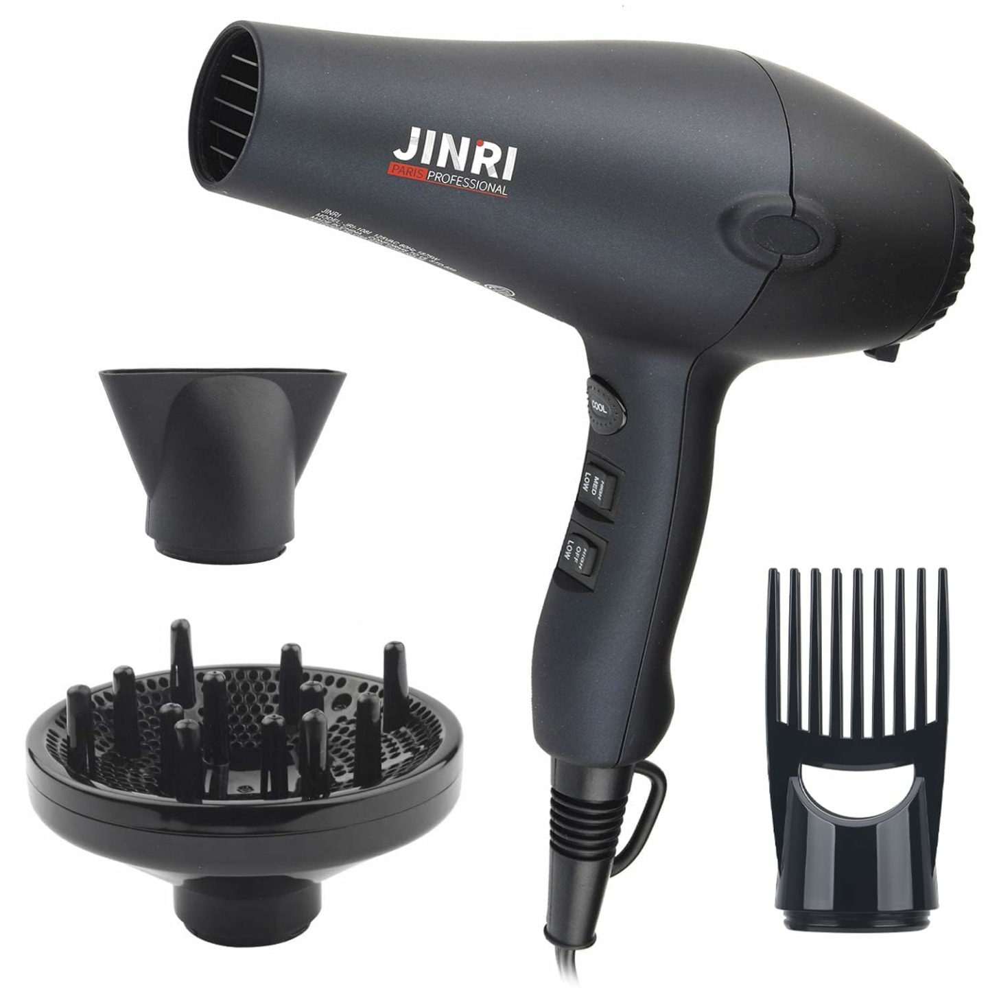 Professional 1875W Tourmaline Hair Dryer - Ionic Effect