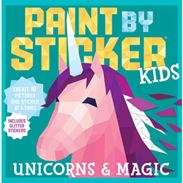 Unicorns Magic Glitter Stickers Fun Art Kit for Kids