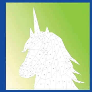 Unicorns Magic Glitter Stickers Fun Art Kit for Kids