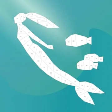 Unicorns Magic Glitter Stickers Fun Art Kit for Kids