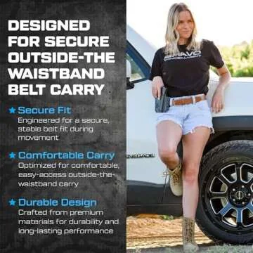 Bravo Concealment Glock 19 Holster - Durable OWB Design