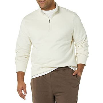 Comfort Meets Style in Amazon Essentials Quarter-Zip